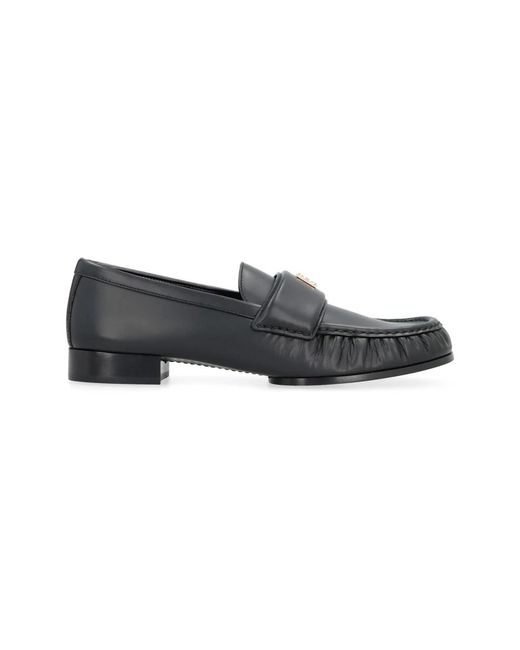 Givenchy Blue 4G Plaque Loafers