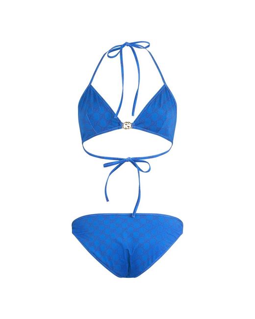 Bikinis Gucci de color Blue