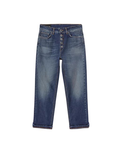 Dondup Blue Cropped Jeans