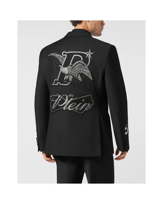 Blazers Philipp Plein de hombre de color Black
