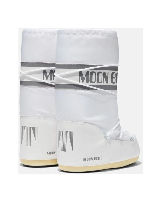 Nylon icon sneakers di Moon Boot in White