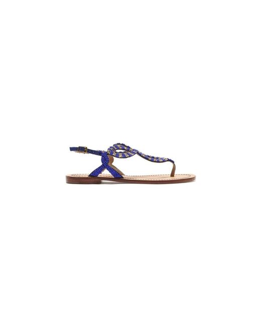 Flat Sandals di Maliparmi in Blue