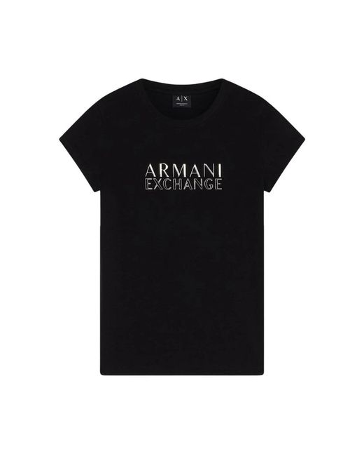 ARMANI EXCHANGE Black T-Shirts
