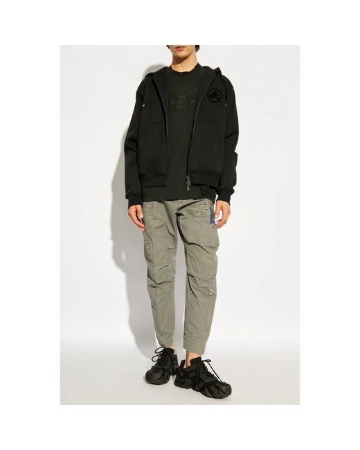 DSquared² Black Zip-Throughs for men
