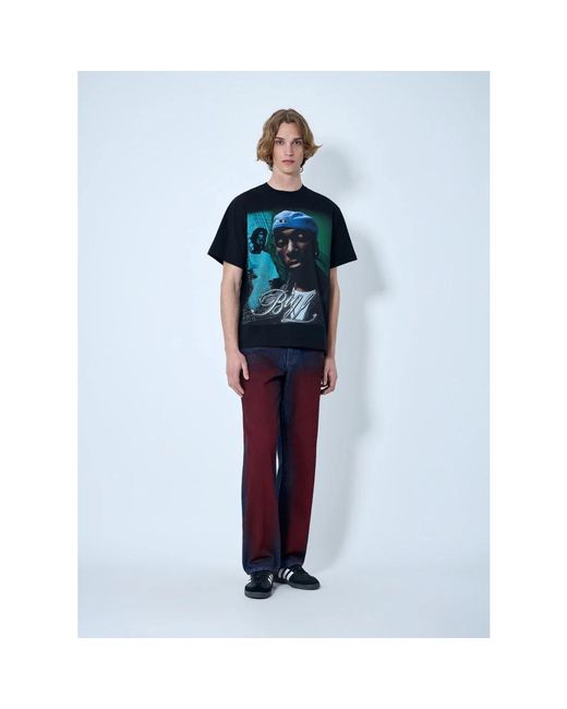 AWAKE NY Blue Straight Jeans for men