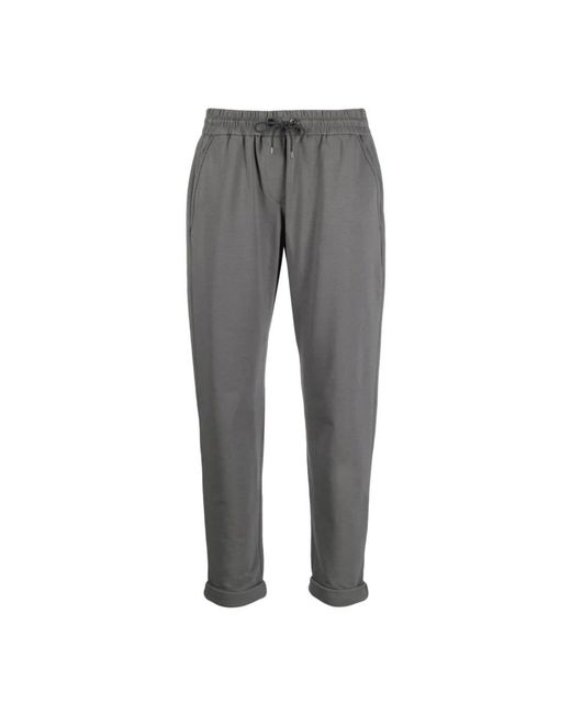 Brunello Cucinelli Gray Cropped Trousers