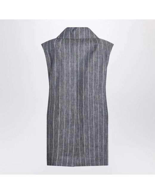 Max Mara Gray Vests