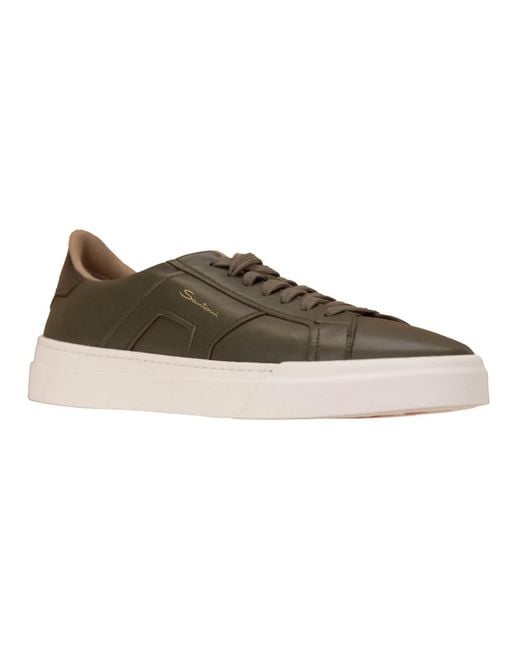 Santoni Brown Sneakers for men