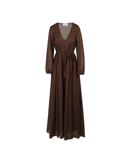 Maxi Dresses Niu en coloris Brown