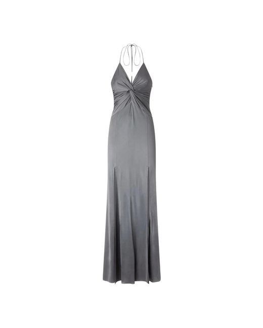 Pinko Gray Maxi Dresses