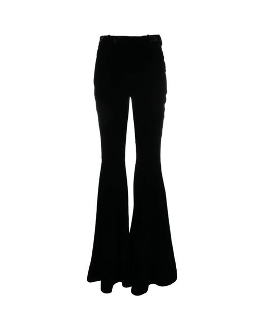 Saint Laurent Black Wide Trousers