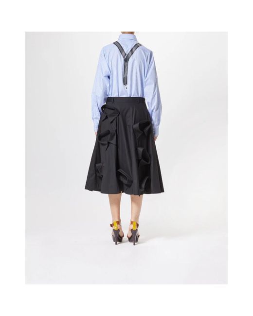 Moschino Black Midi Skirts