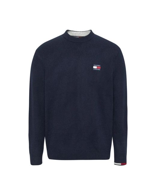Tommy Hilfiger Blue Round-Neck Knitwear for men