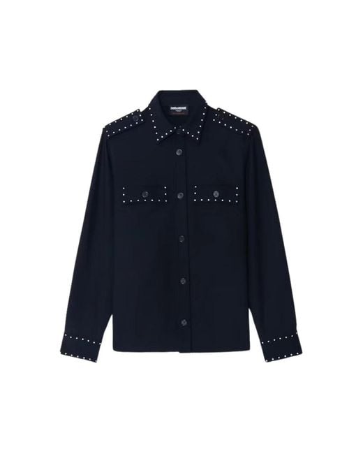 Shirts Zadig & Voltaire en coloris Blue