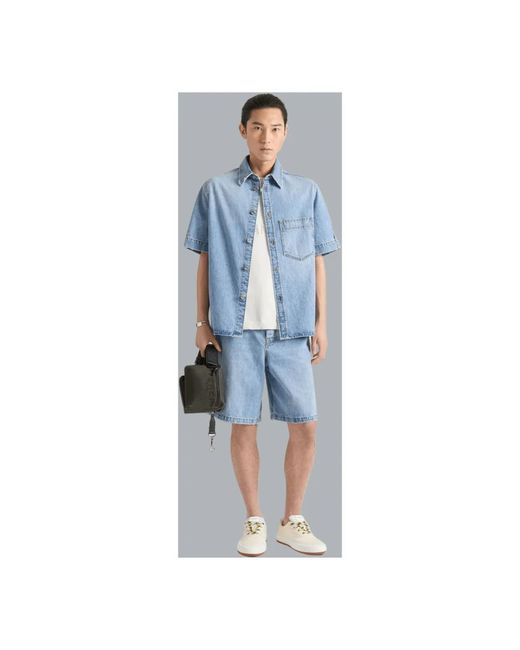 Denim Shirts Givenchy de hombre de color Blue