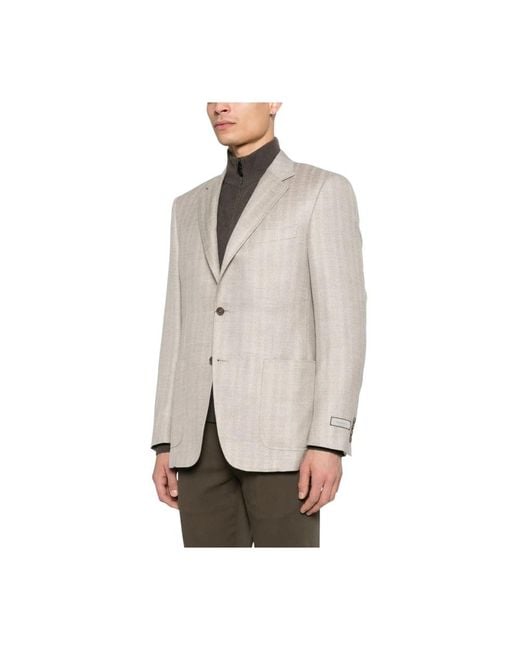 Canali White Blazers for men