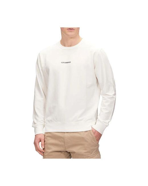 C P Company White Sweatshirts for men