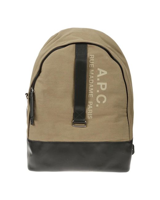 A.P.C. Green Backpacks for men