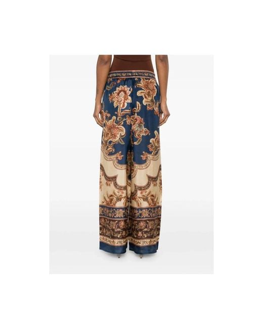 Zimmermann Blue Wide Trousers