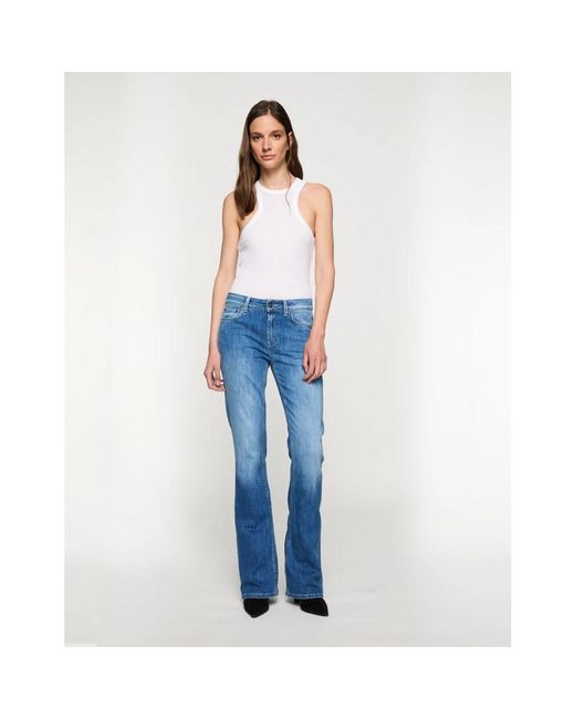 Dondup Blue Straight Fit Jeans