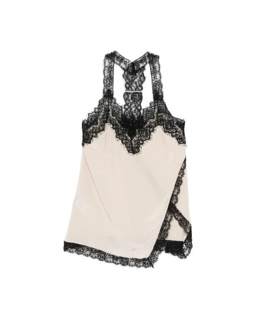 Sleeveless Tops Pinko de color Black