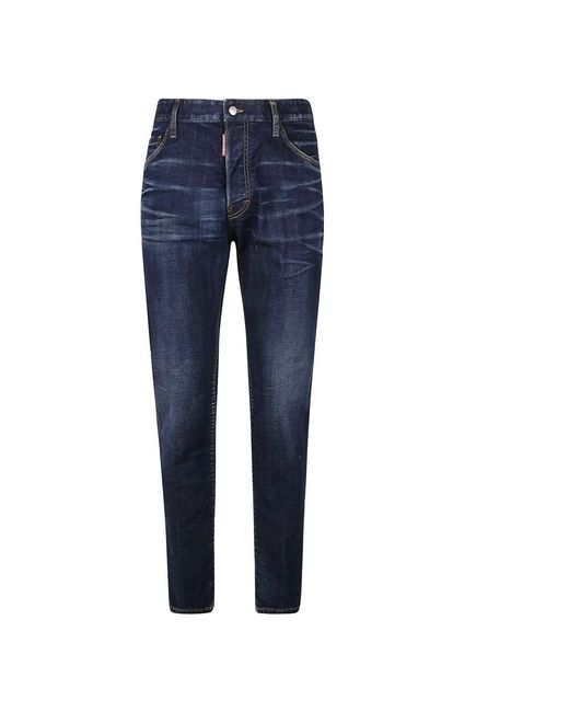 DSquared² Blue Slim-Fit Trousers for men