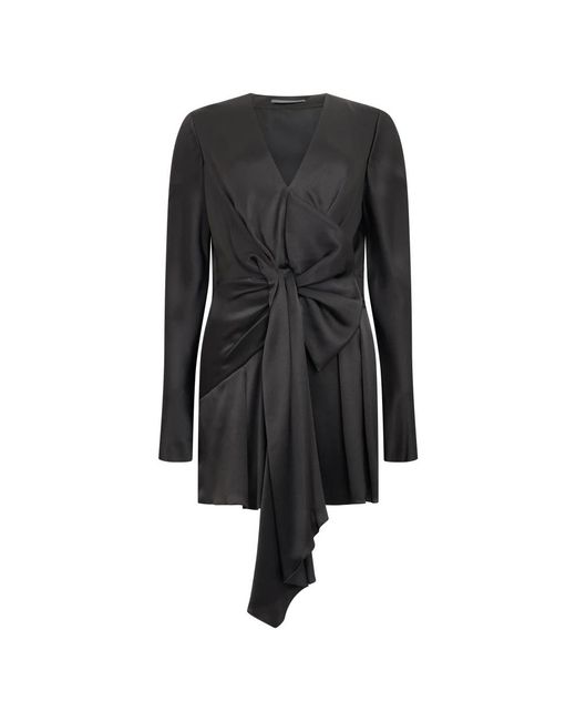 Alberta Ferretti Black Short Dresses