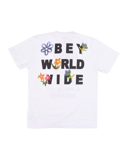 Obey White Himmel Damen Pigment Wahl Tee