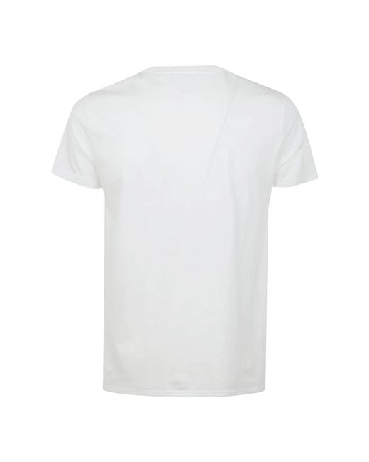 Lacoste Klassische weiße t-shirt kollektion in White für Herren