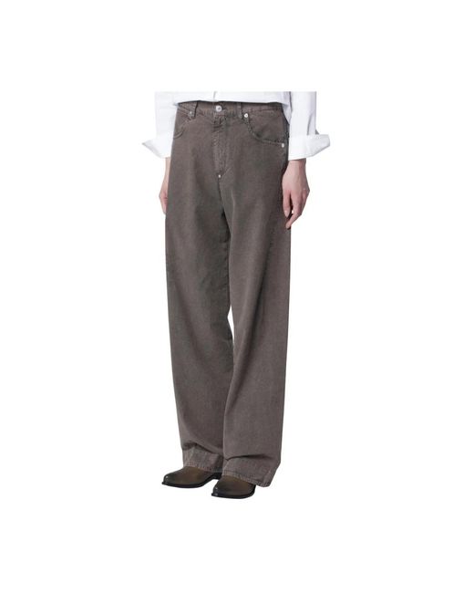 6397 Gray Wide Jeans