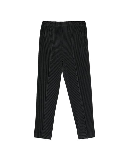 Issey Miyake Black Slim-Fit Trousers for men