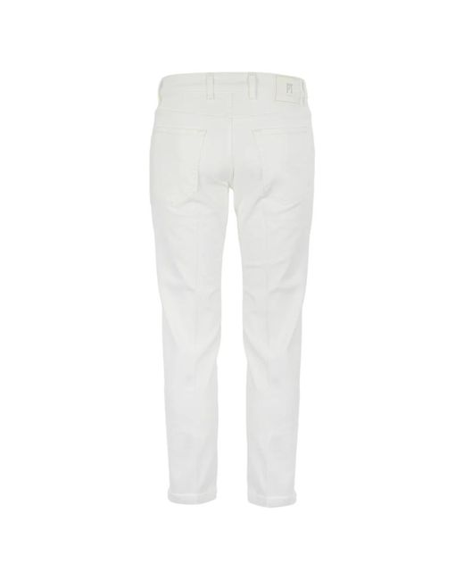 PT Torino White Slim-Fit Jeans for men