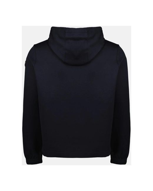 Moncler Blue Hoodies for men