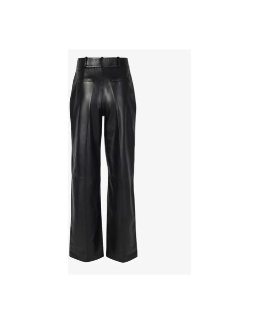 Arma Leather Trousers in het Black