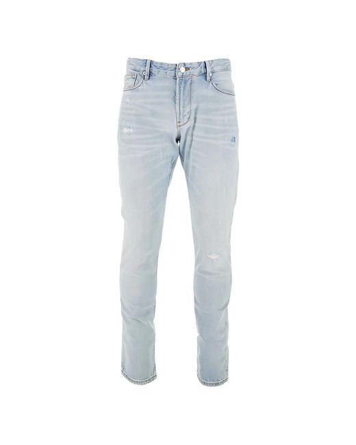 Emporio Armani Blue Slim-Fit Jeans for men