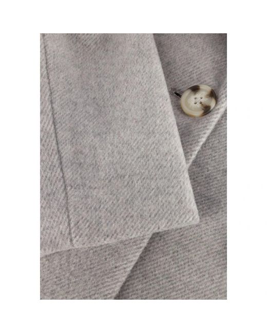 Notre-v Jassen ,Grijs ,Elegante Lichtgrijze Jas Voor in het Gray