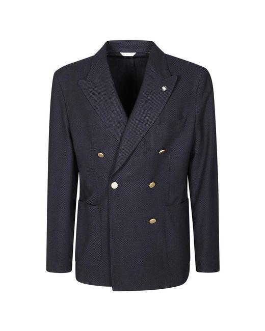 Manuel Ritz Blue Blazers for men