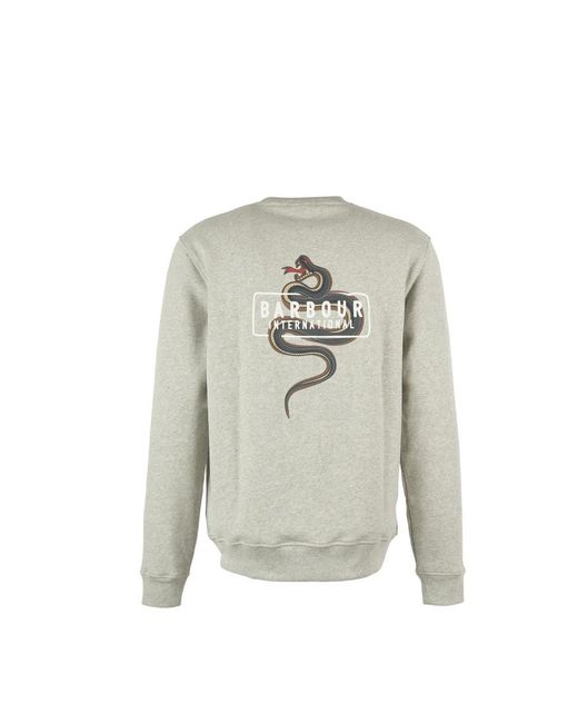 Barbour Gray Sweatshirts for men