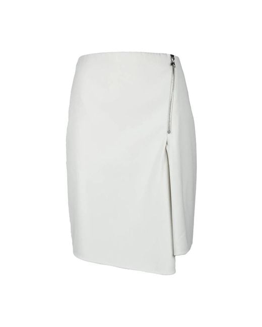 Patrizia Pepe White Short Skirts