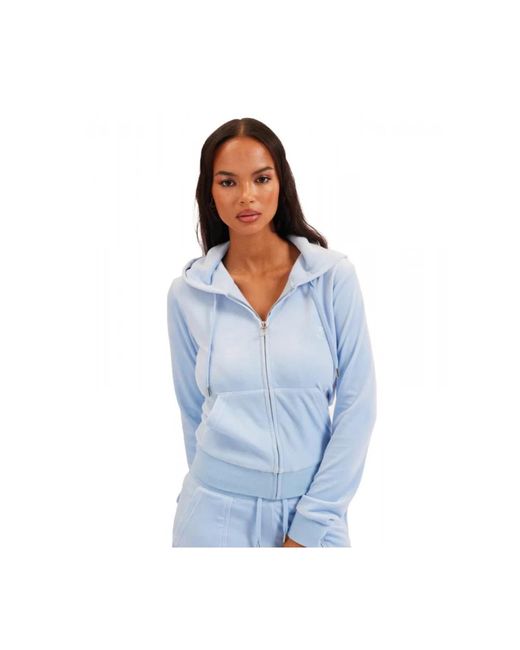 Sweatshirts & hoodies > zip-throughs Juicy Couture en coloris Blue