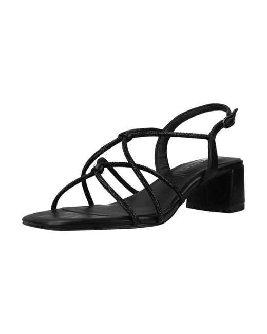 Tamaris Black High Heel Sandals