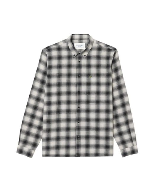 Shirts > casual shirts Lacoste pour homme en coloris Gray