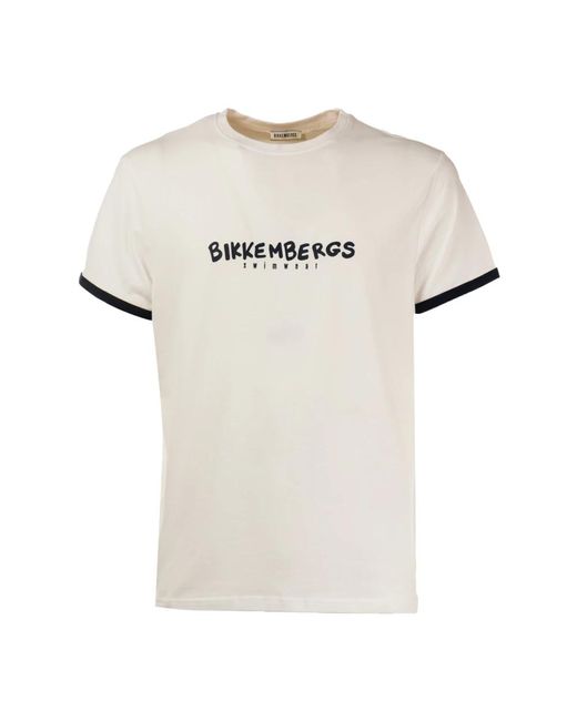 T-Shirts Bikkembergs de hombre de color White