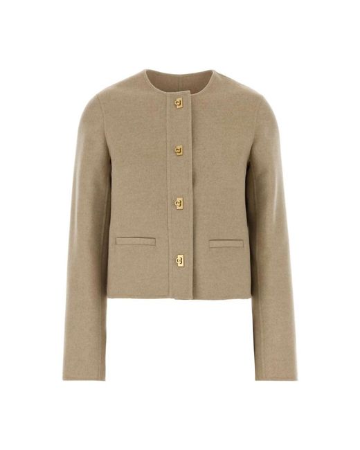Ferragamo Chatmelange Jas in het Natural
