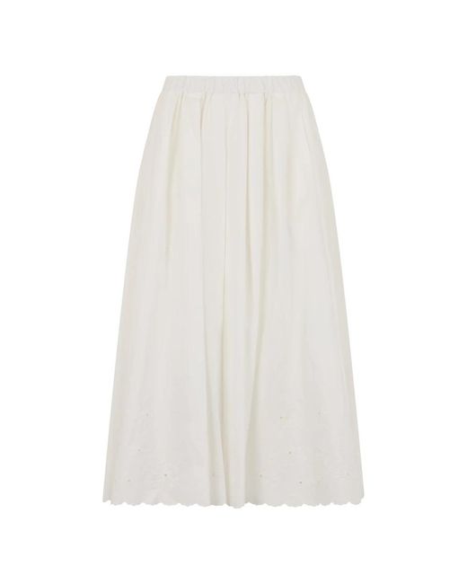 Weekend by Maxmara White Midi Skirts