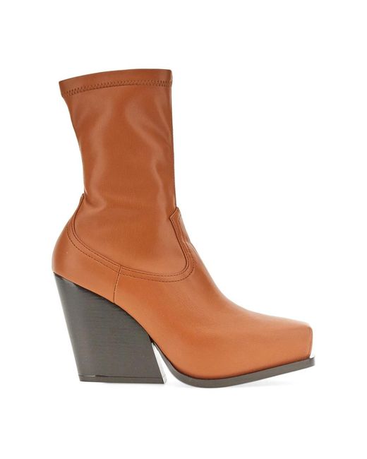Stella McCartney Brown Cowboy Boots