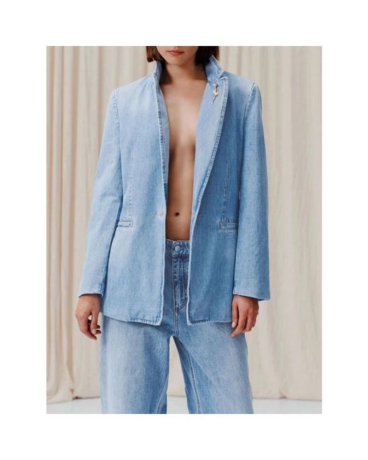 Marella Denim Blazer in het Blue