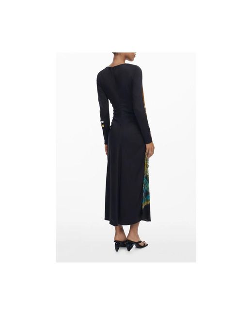 Desigual Black Midi Dresses