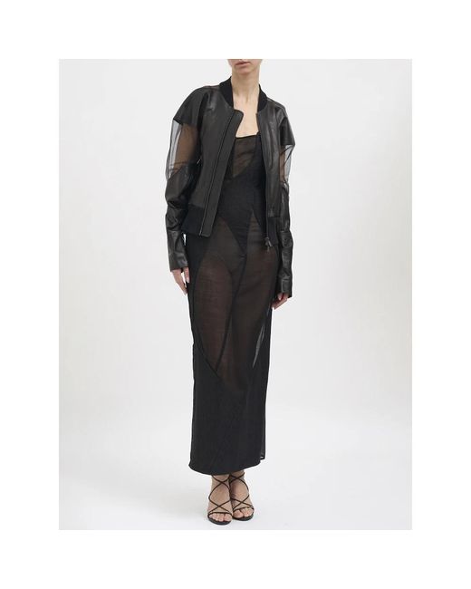 Yehuafan Black Maxi Dresses