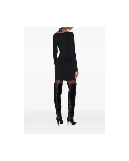 Elisabetta Franchi Black Short Dresses